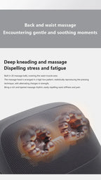 Neck Massage Pillow Shoulder Neck Massager Full Body Warming Kneading Home Car Waist Cushion Gift