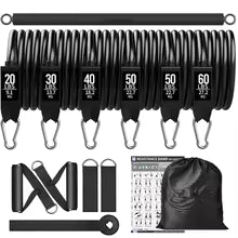Workout Bar with Fitness Resistance Bands – Home Gym Kit