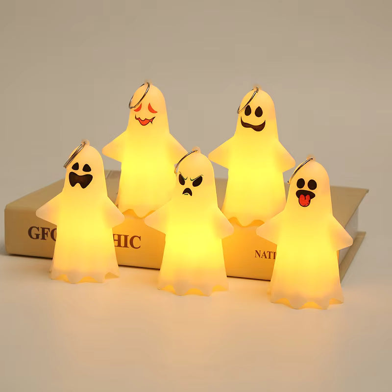 Halloween LED Candle Light – Hanging Ghost Party Decoration & Ornament