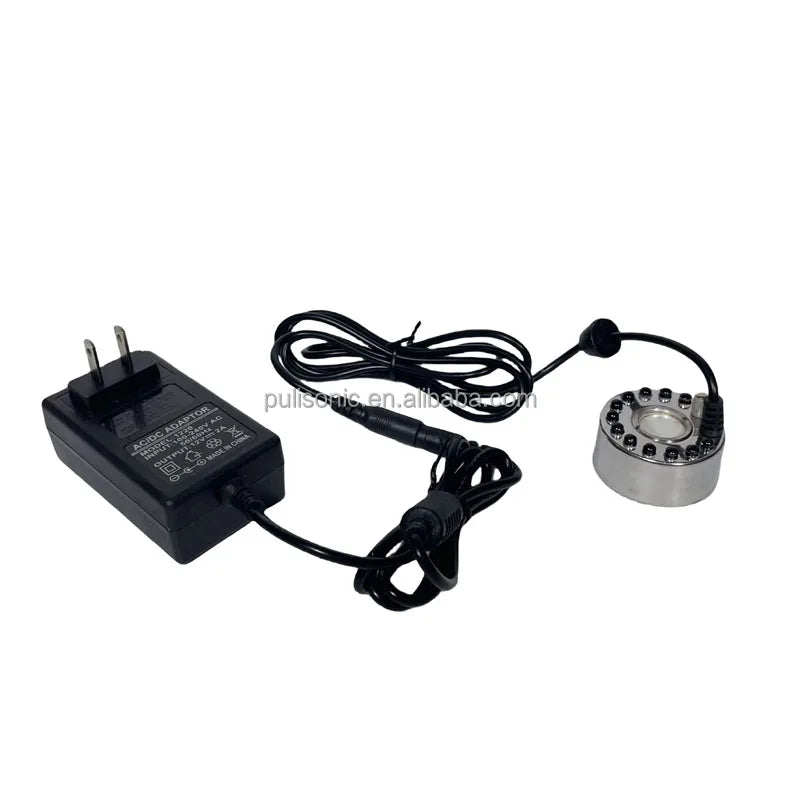 Compact Ultrasonic Mist Generator 1.7MHz Single Head with Multicolor LED for Event Lighting