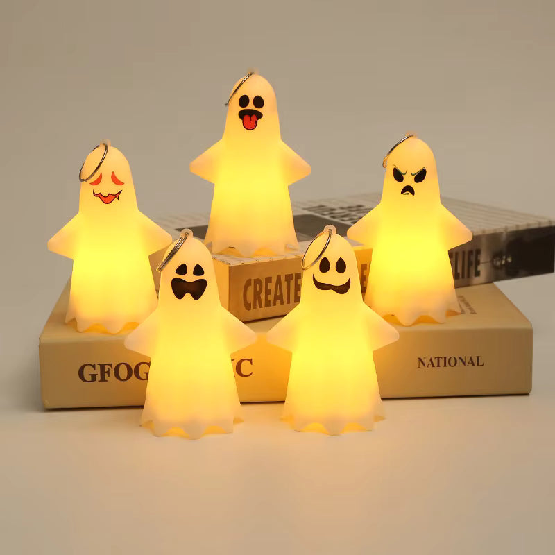 Halloween LED Candle Light – Hanging Ghost Party Decoration & Ornament
