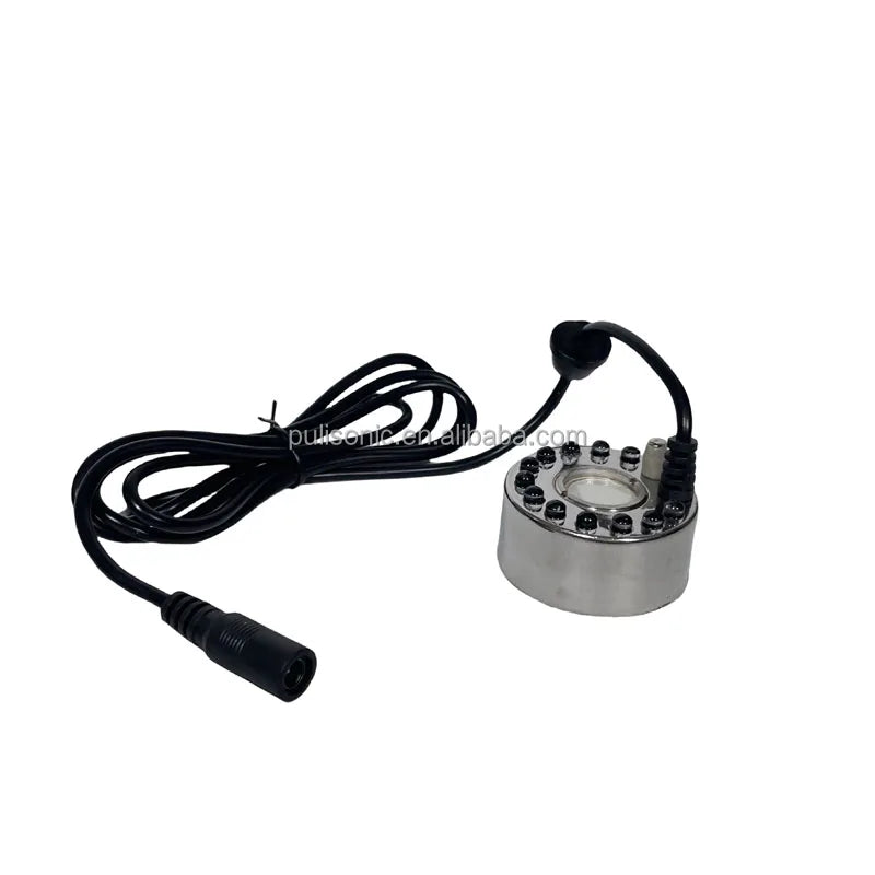 Compact Ultrasonic Mist Generator 1.7MHz Single Head with Multicolor LED for Event Lighting