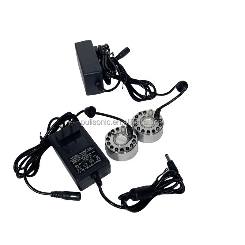 Compact Ultrasonic Mist Generator 1.7MHz Single Head with Multicolor LED for Event Lighting