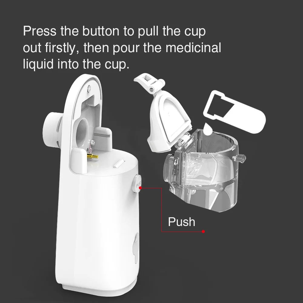 Yongrow Newest N1 Rechargeable Medical Portable Nebulizer Inhaler nebulizer for kids Adult Mini Atomizer Health Care nebulizador