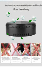 Solar Powered Car Air Purifier Ozone And Negative Ion Eliminate Odors Smoke Formaldehyde For Car Home Office And Travel