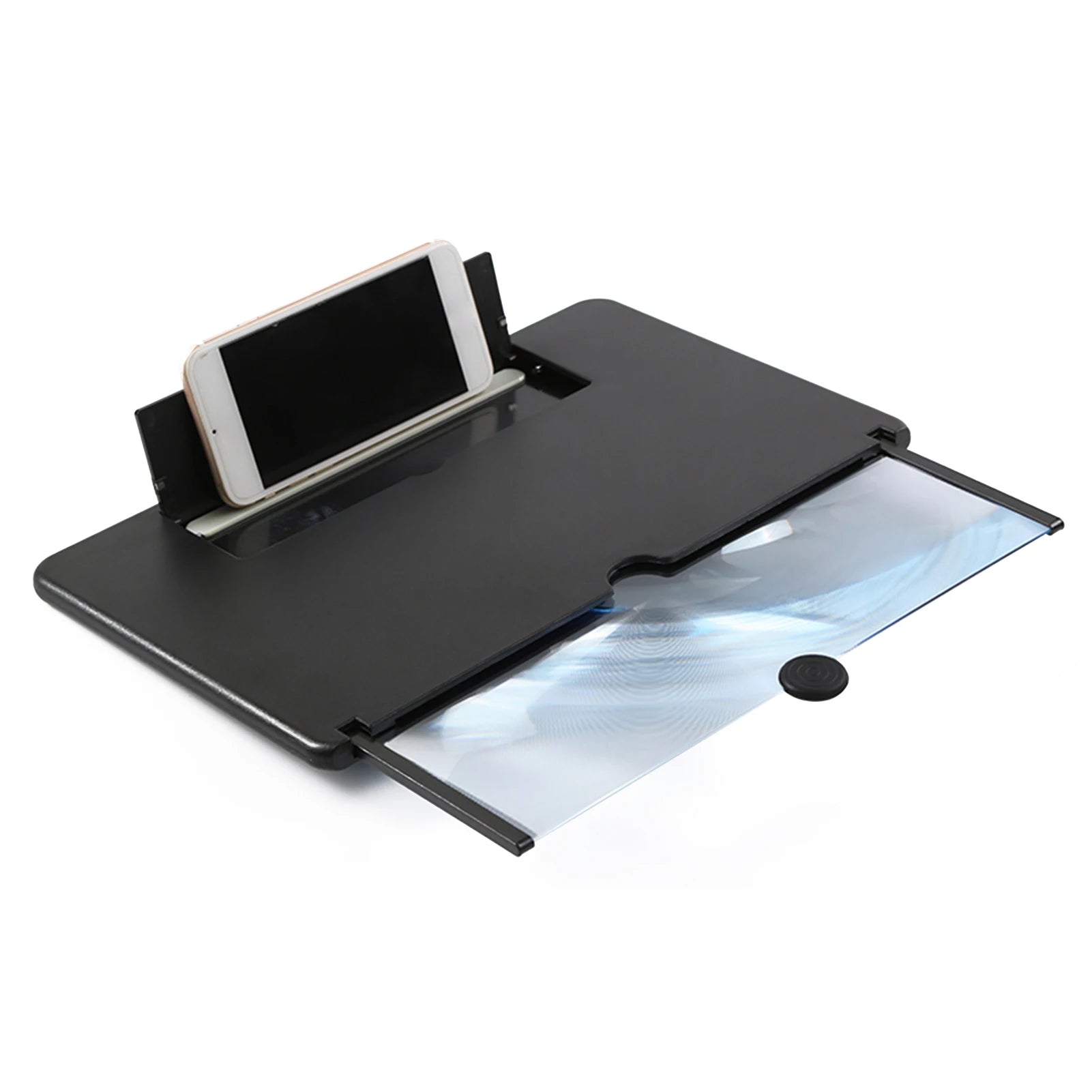 L16 16-Inch Mobile Phone Screen Magnifier – 3D HD Screen Enlarger with Foldable Stand, Universal Phone Holder for Movies & Gaming