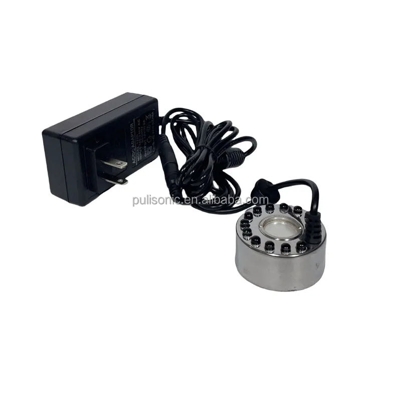 Compact Ultrasonic Mist Generator 1.7MHz Single Head with Multicolor LED for Event Lighting