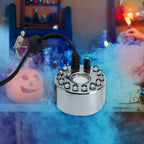 Halloween Smoke Fog Machine – Mini LED Pumpkin Fogger, Spooky Water Fountain Mist Maker for Outdoor Party & Decoration