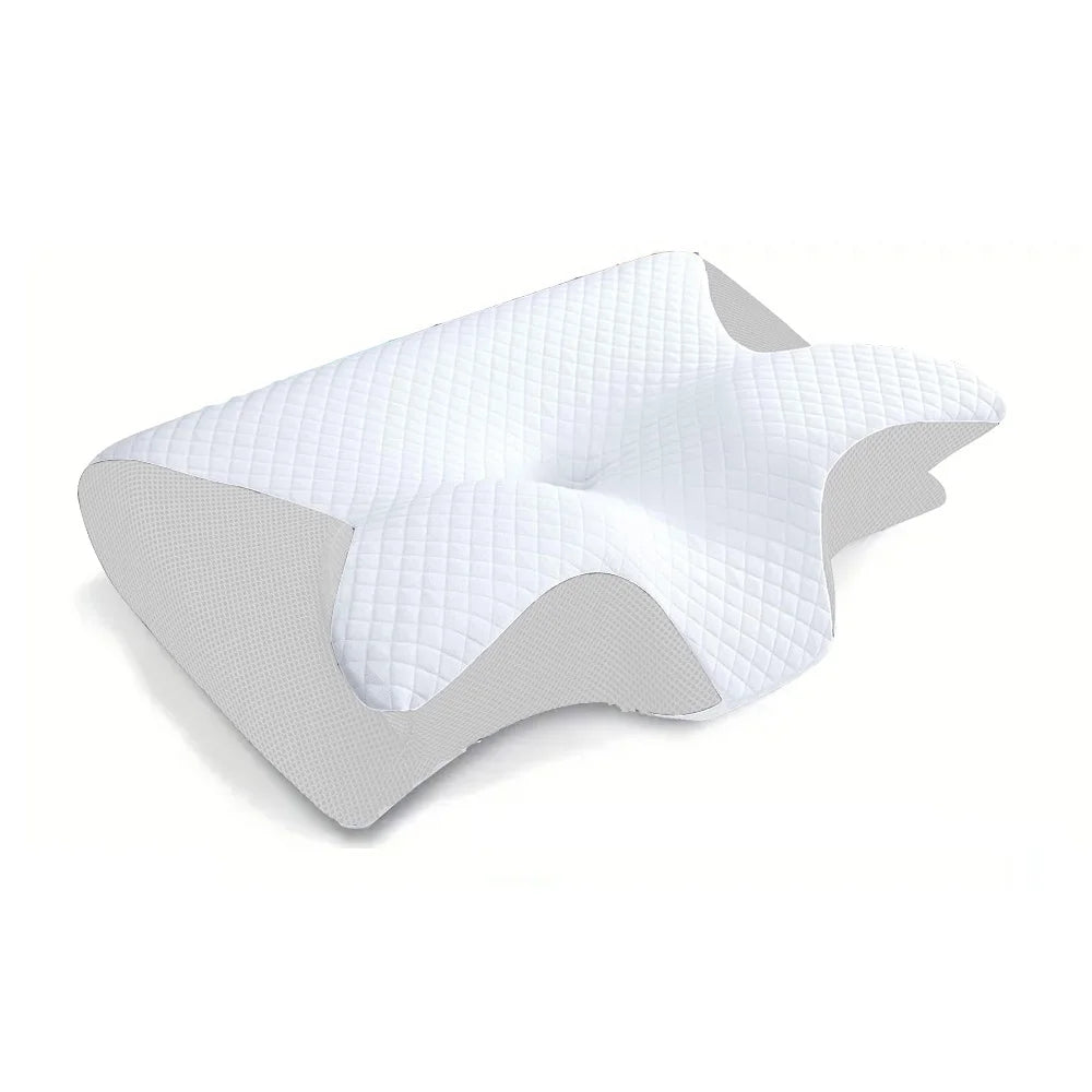 2-in-1 Memory Foam Cervical Pillow – Ergonomic Orthopedic Neck Pillow for Pain Relief & Better Sleep 2025