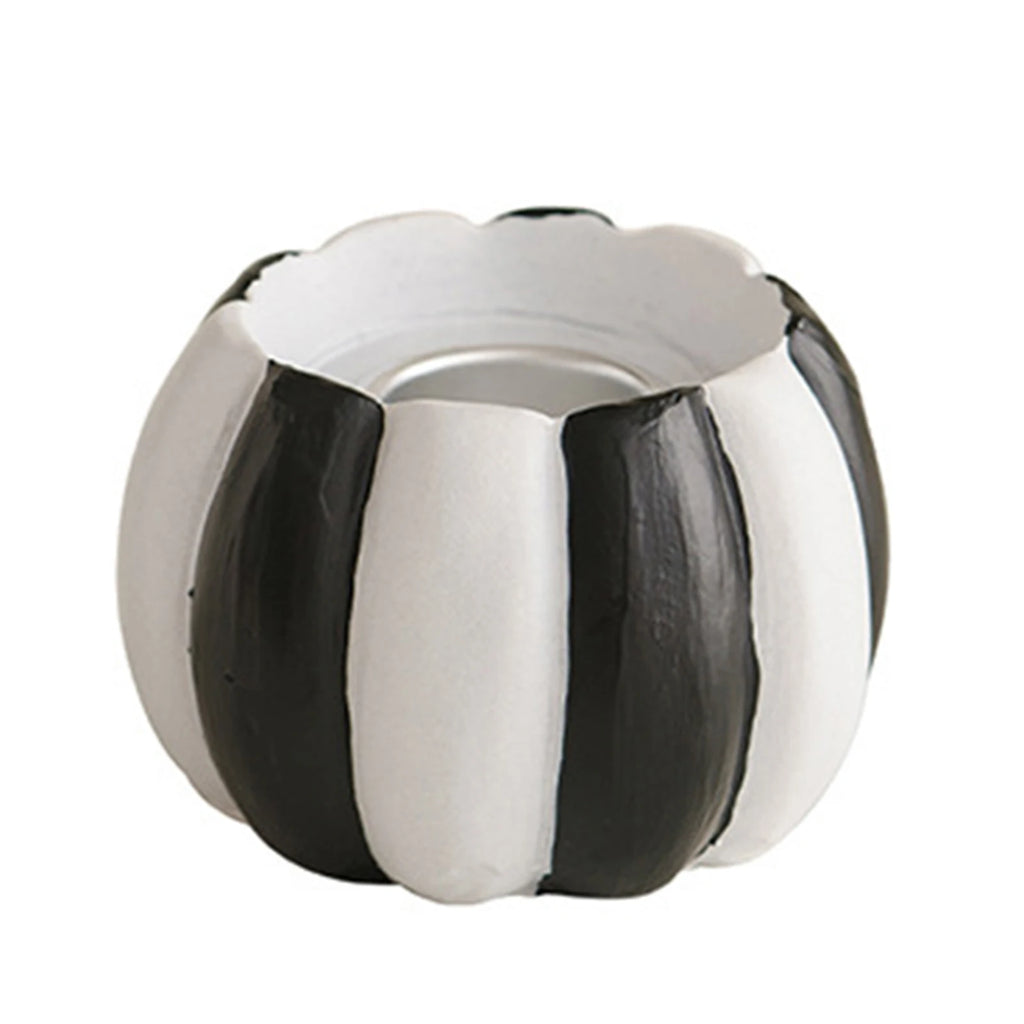 Resin Pumpkin Candle Holder Halloween Candlestick Table Centerpieces for Home Party Holiday Decor