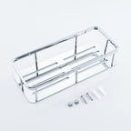 Stainless Steel Bathroom Storage Shelf Wall Mounted Shower Organizers Rack Corner Shampoo Holder Bath Hardwares Accessories