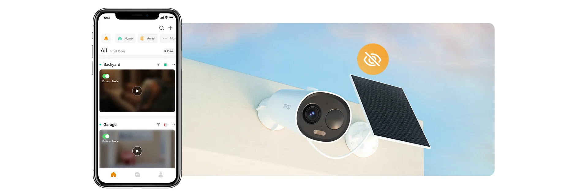 IMOU Cell 3C Cell 3C Kit 3MP Security Camera Outdoor Wireless WIFI Camera Battery Camera Two Way Audio Color Night Vision
