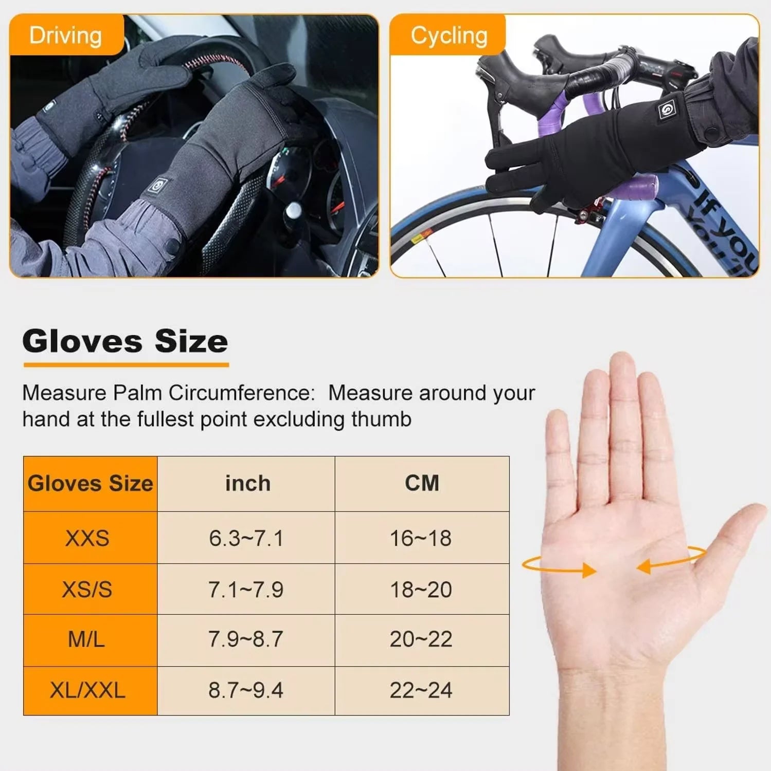 Savior Heat Electric Heated Glove Liners for Men Women Rechargeable Battery Heating Riding Ski Snowboarding  Cycling Thin Gloves