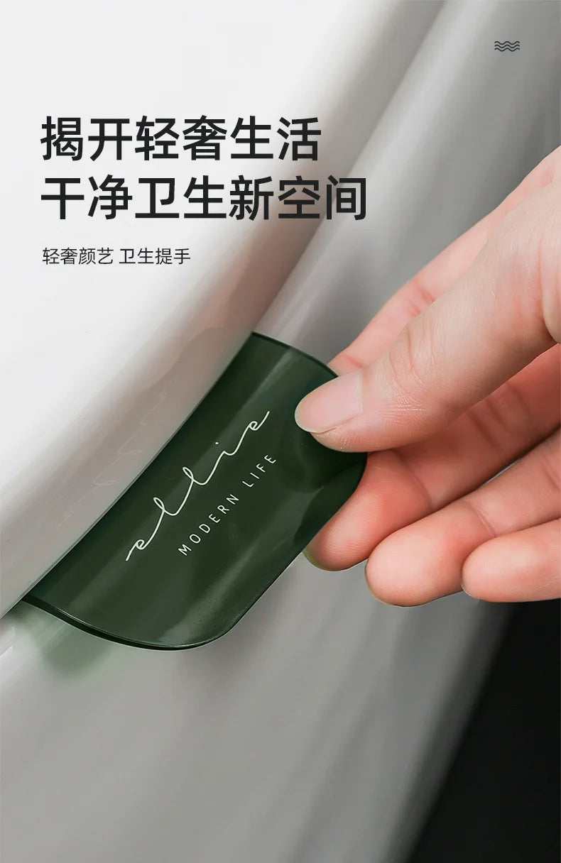 Adhesive Toilet Lid Device Avoid Touching Toilet Seat Lid Lifter Portable Sanitary Closestool Handle Holder Bathroom Accessories