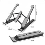 Foldable Laptop Stand – Portable & Adjustable Notebook Holder for Desk, Travel & Office 2025