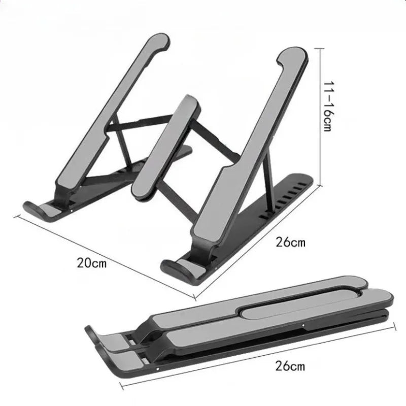 Foldable Laptop Stand – Portable & Adjustable Notebook Holder for Desk, Travel & Office 2025