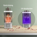 Rechargeable Electric Makeup Brush Cleaner – Automatic Cleaning, Quick Drying & UV Disinfection Tool
