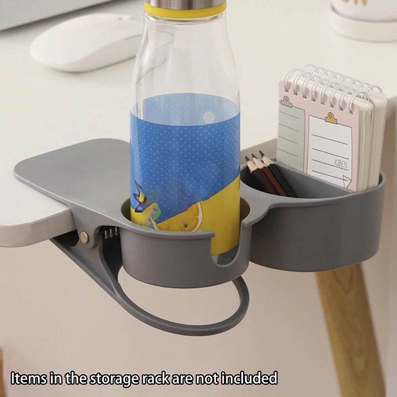ABS Cup Holder Automotive Creativity Table Side Water Cup Holder Office Desk Computer Desk Fixed Cup Holder