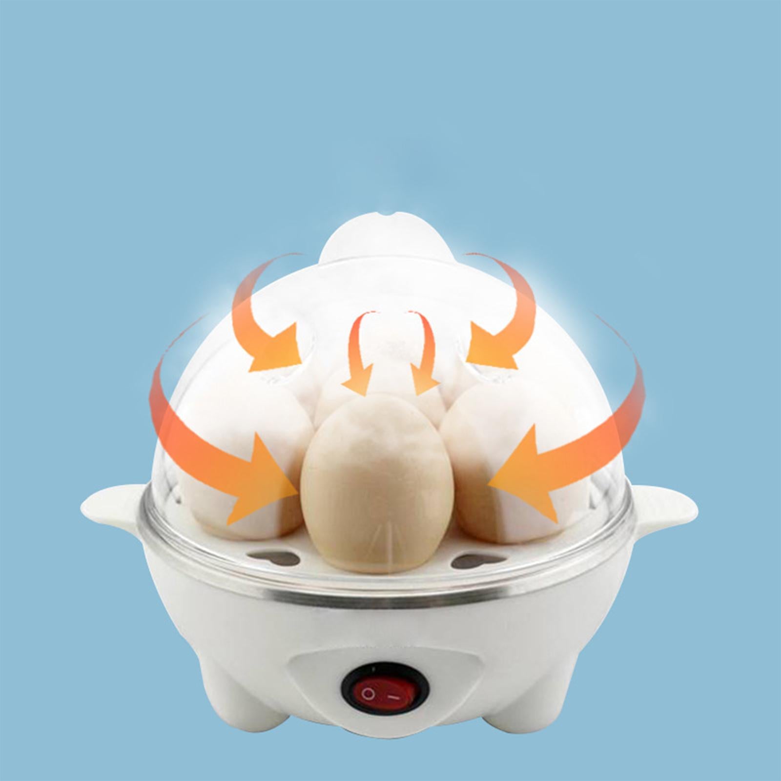 220V Electric Egg Cooker & Steamer – Multifunction Hard-Boiled Egg Boiler with Anti-Slip Base for Vegetables & Food 2025