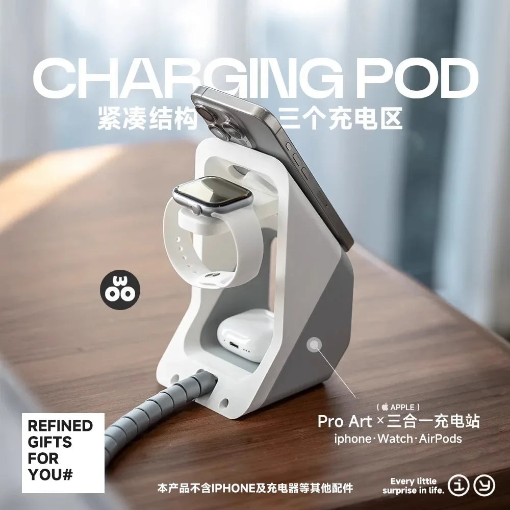 Magsafe Mobile Phone Stand Custom Creative Cool Magnetic Wireless Charger Stand Shaped Desktop Stand Bracket Ornament Gift