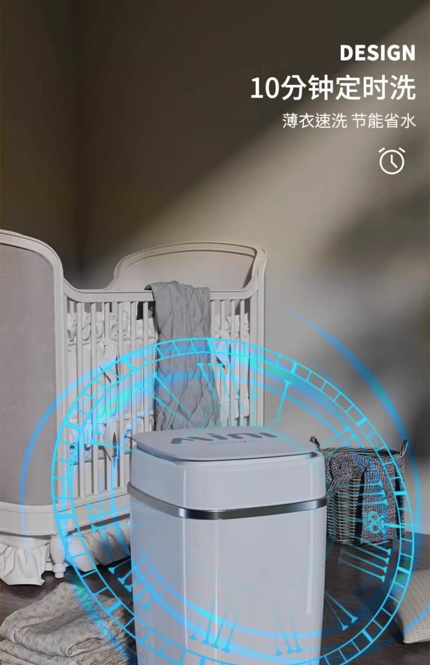 Small washing machine mini elution integrated semi-automatic in household dormitory  home appliance portable washing machine