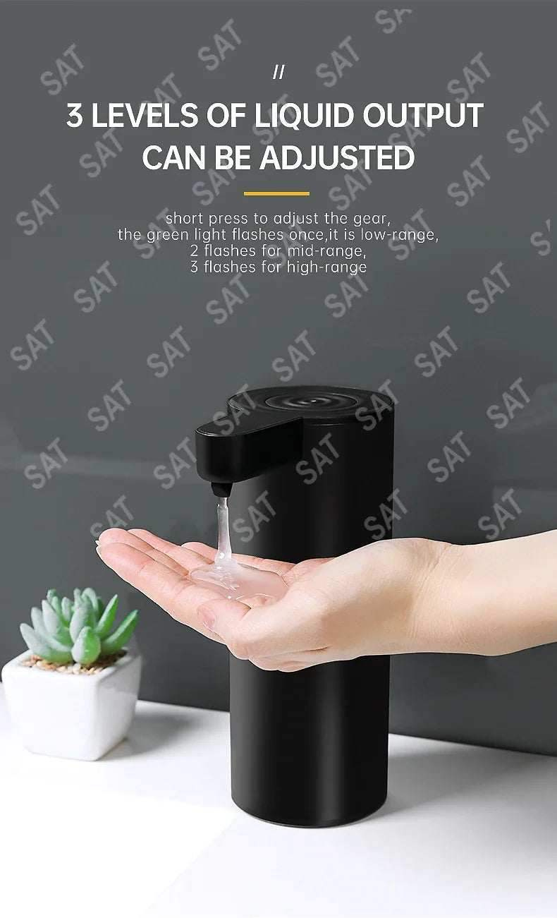 %a For New Sensor Non-contact Liquid Soap Dispenser for Kitchen Automatic Washing Hand Machine Washer Shampoo Detergent Dispen