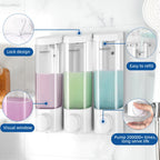 Wall Mounted Shampoo and Conditioner Dispenser, Body Wash, Shower Soap, Lotion, Gel Container, 3 × 300 ml