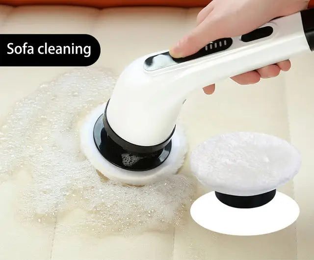 9 in 1 electric cleaning brush, multi-functional wireless rotating cleaning brush