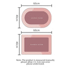 Diatomite Stone Bath Mat Diatomaceous Earth Bath Mat Rug Super Absorbent Non Slip 3.5MM Thickness Bathroom Mat Floor Bathtub Rug