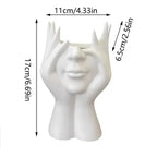 1/2pcs Creative Human Body Art Styling Office Supplies Desktop Multifunctional Storage Pen Holder Makeup Brush Holder Decoration