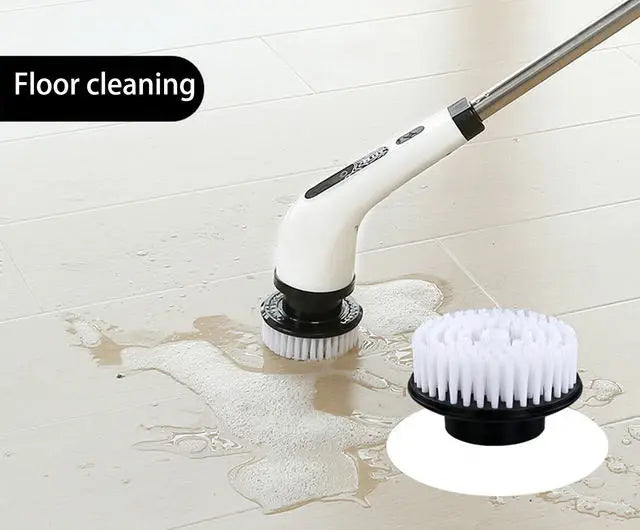 9 in 1 electric cleaning brush, multi-functional wireless rotating cleaning brush