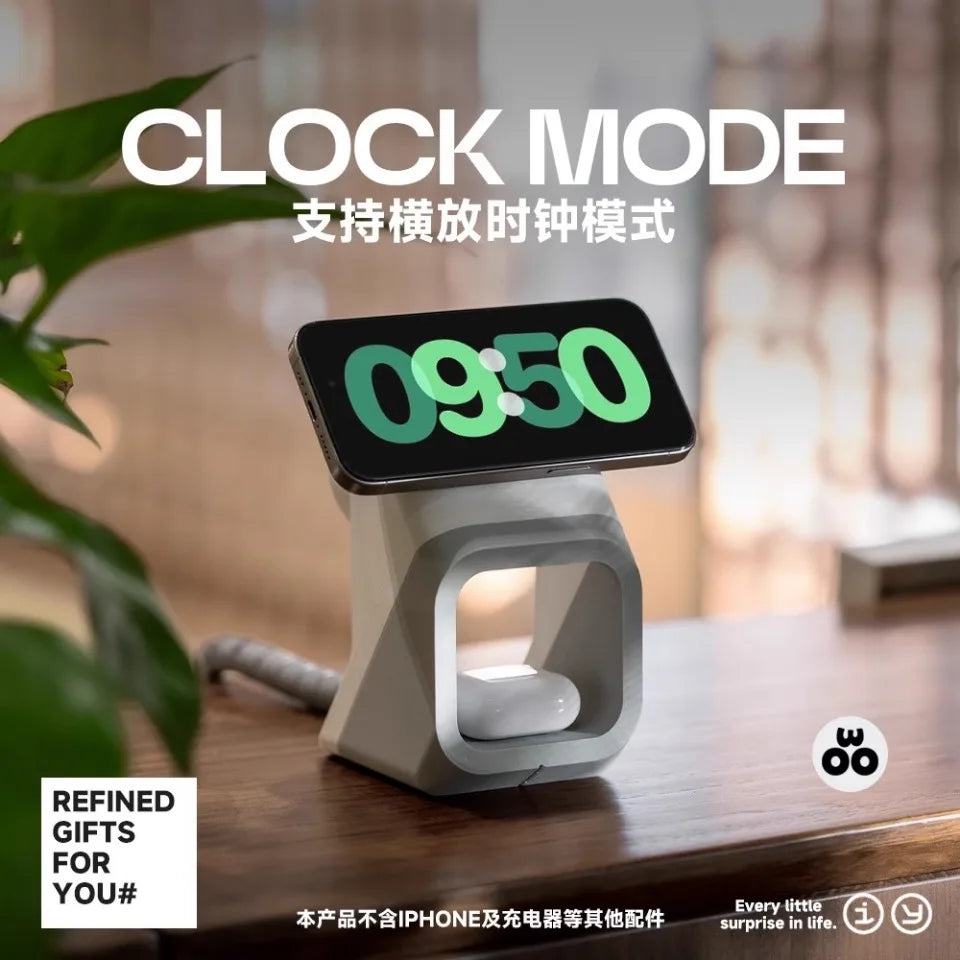 Magsafe Mobile Phone Stand Custom Creative Cool Magnetic Wireless Charger Stand Shaped Desktop Stand Bracket Ornament Gift