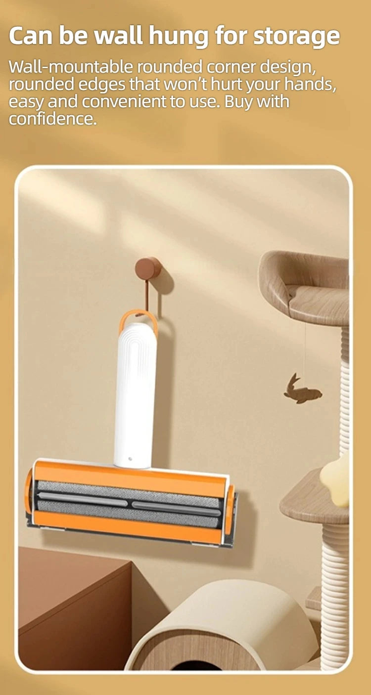 UNTIOR Multifunctional Pet Hair Curler Portable Washable Hair Removal Brush Efficient Home Dog and Cat Roller Hair Stick Tool