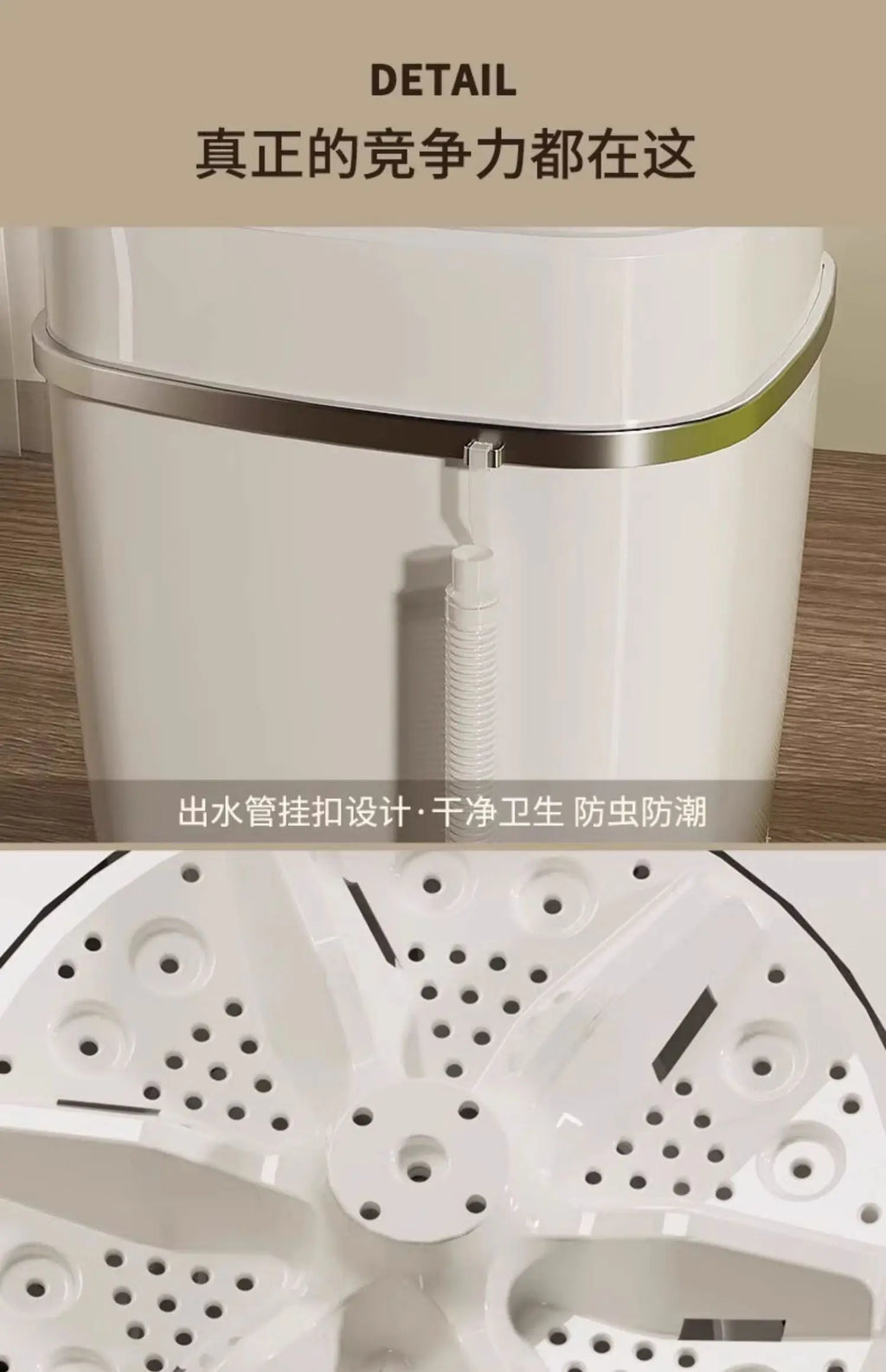 Small washing machine mini elution integrated semi-automatic in household dormitory  home appliance portable washing machine