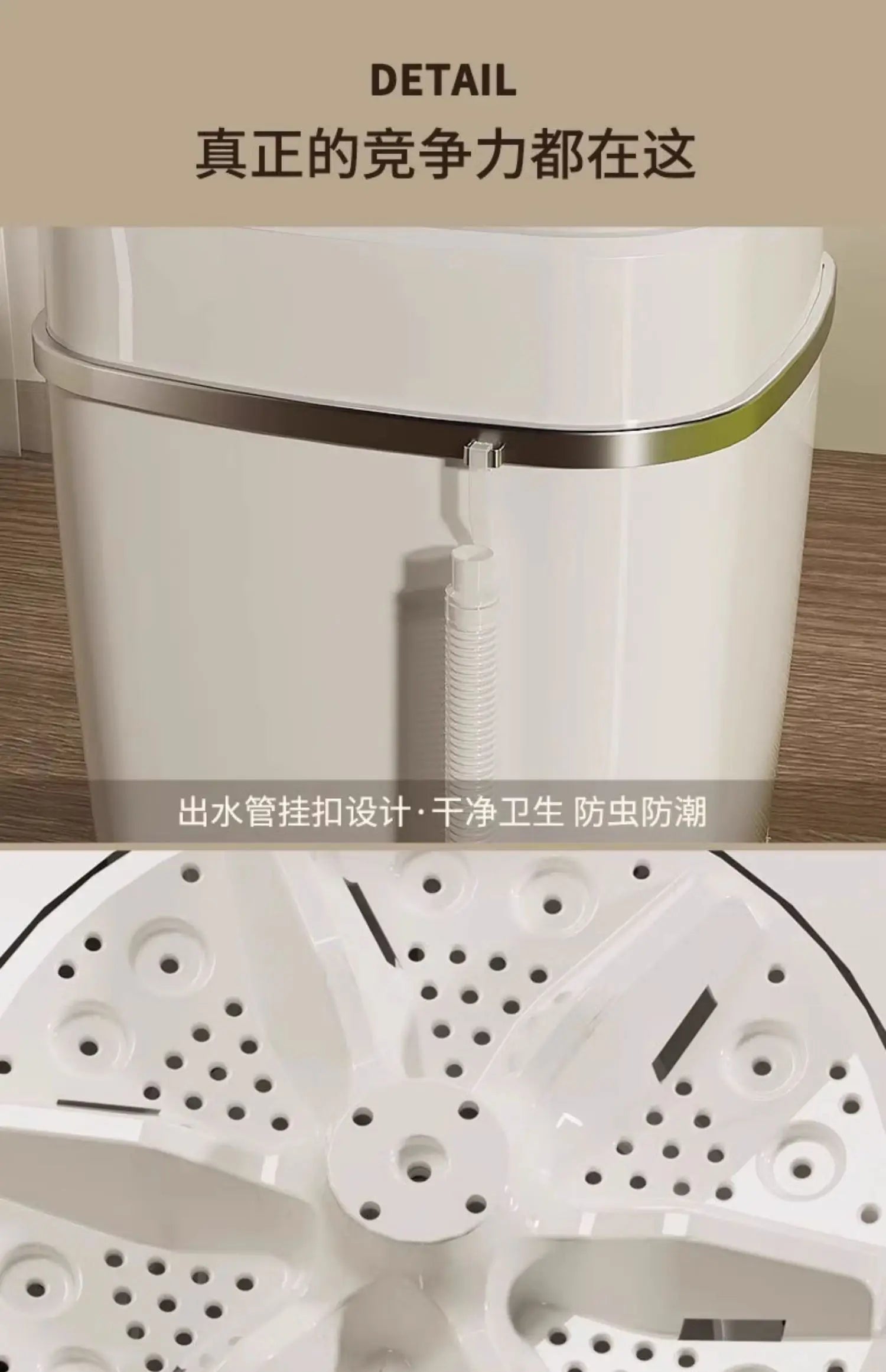 Small washing machine mini elution integrated semi-automatic in household dormitory  home appliance portable washing machine