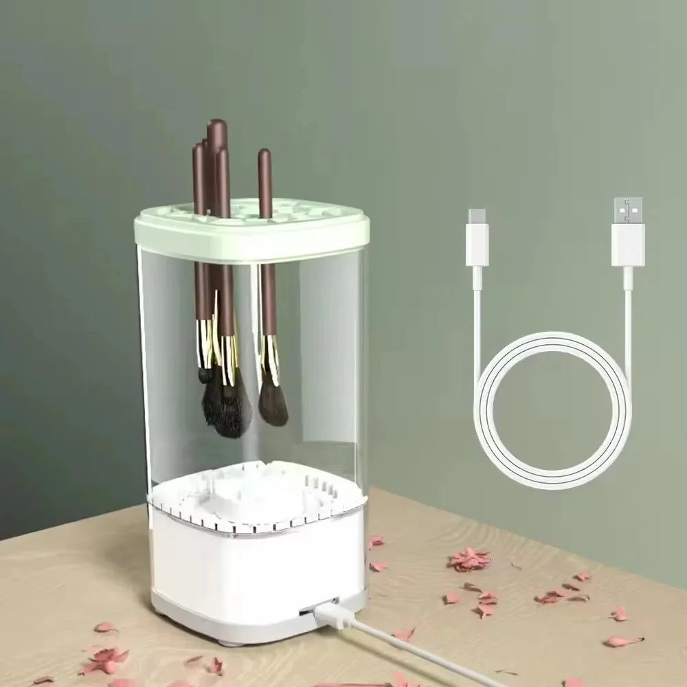Automatic Electric Makeup Brush Cleaner Quick Dry Cross-Border Beauty Tool Home Use Cosmetic Brush Drying Machine