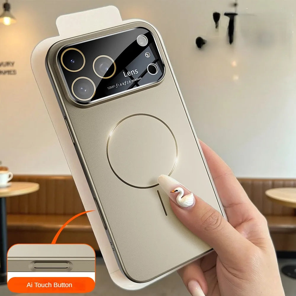 MagSafe iPhone 17 Case – Large Window Design, Wireless Charging, Slim Skin Feel PC Protective Cover for iPhone 17 Series