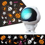 16-pattern Astronaut Christmas Pattern Light, 5V Snowflake Halloween Projection Light, Decorative Christmas Spotlight