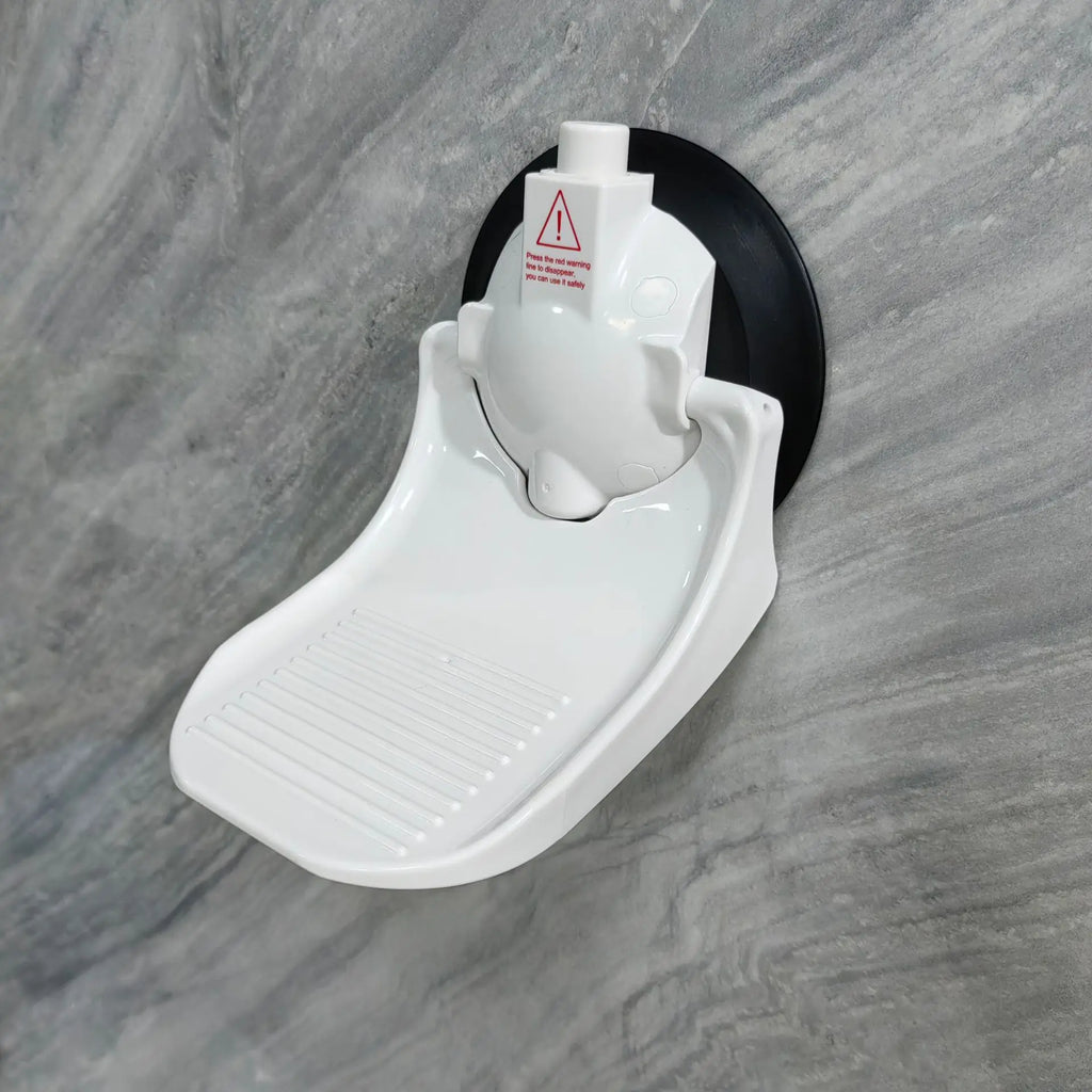 Bathroom suction cup foot pedal new product, bathroom bath foot pedal, home bathroom footstool board, tripod suction cup