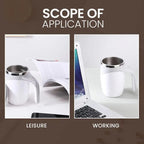 Automatic Coffee Mixing Cup Electric Protein Powder Mixing Cup Automatic Self Stirring Magnetic Mug Thermal Cup Stirring Coffee