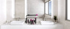 Holder Compatible with Dyson Airwrap Styler Accessories Acrylic 6 Holes Countertop Organizer Stand Desktop for Bathroom