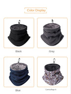 Hot Sale Winter Outdoors Cycling Scarf Thick Fleece Warm Scarf Windproof Dustproof Mask Polar Fleece Bandana  ski mask