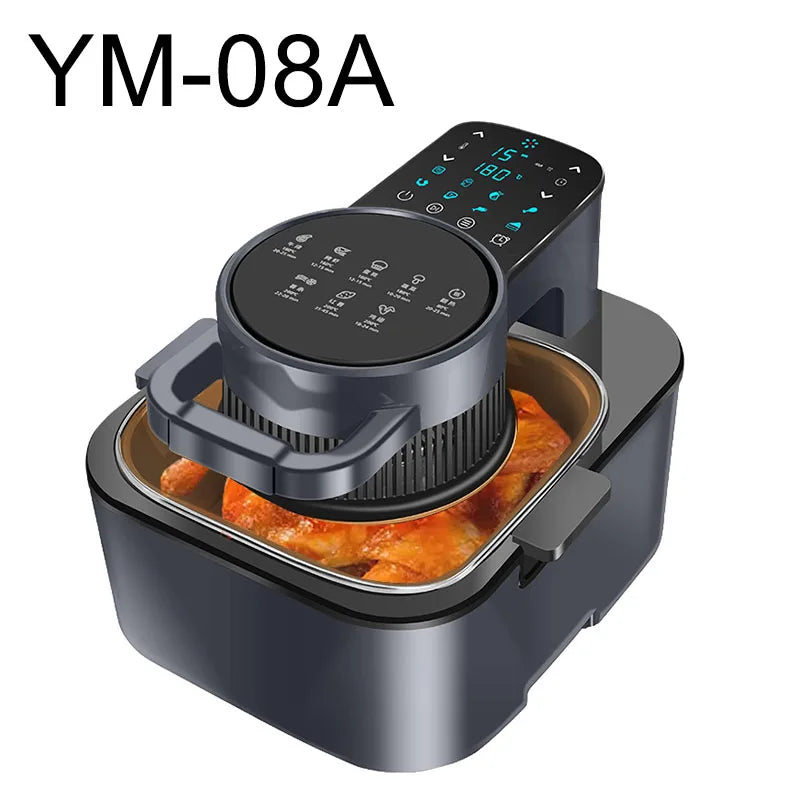 9L Smart Air Fryer with Large Capacity – Multi-Functional Touch Screen, Non-Stick Inner Pot, Oil-Free Cooking Oven 2025