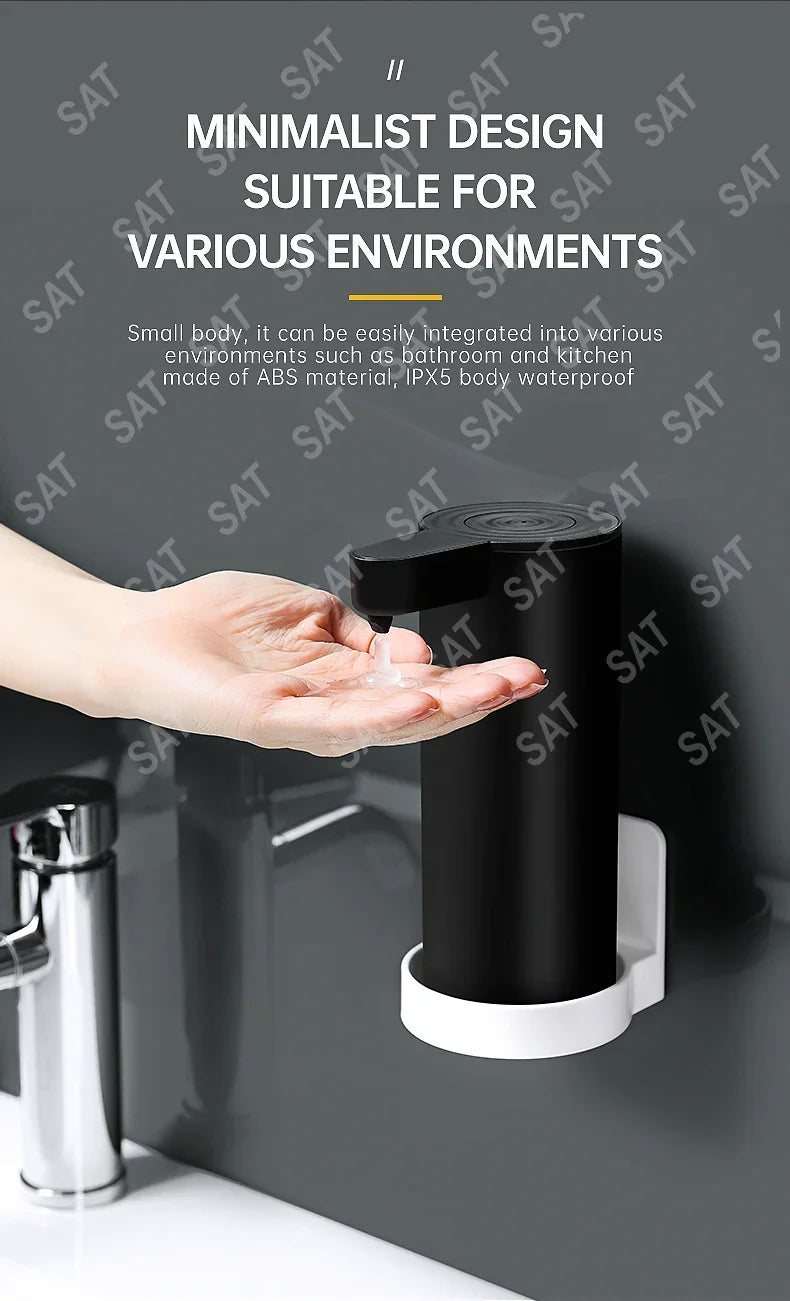 %a For New Sensor Non-contact Liquid Soap Dispenser for Kitchen Automatic Washing Hand Machine Washer Shampoo Detergent Dispen