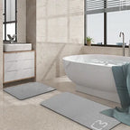 Diatomite Stone Bath Mat Diatomaceous Earth Bath Mat Rug Super Absorbent Non Slip 3.5MM Thickness Bathroom Mat Floor Bathtub Rug