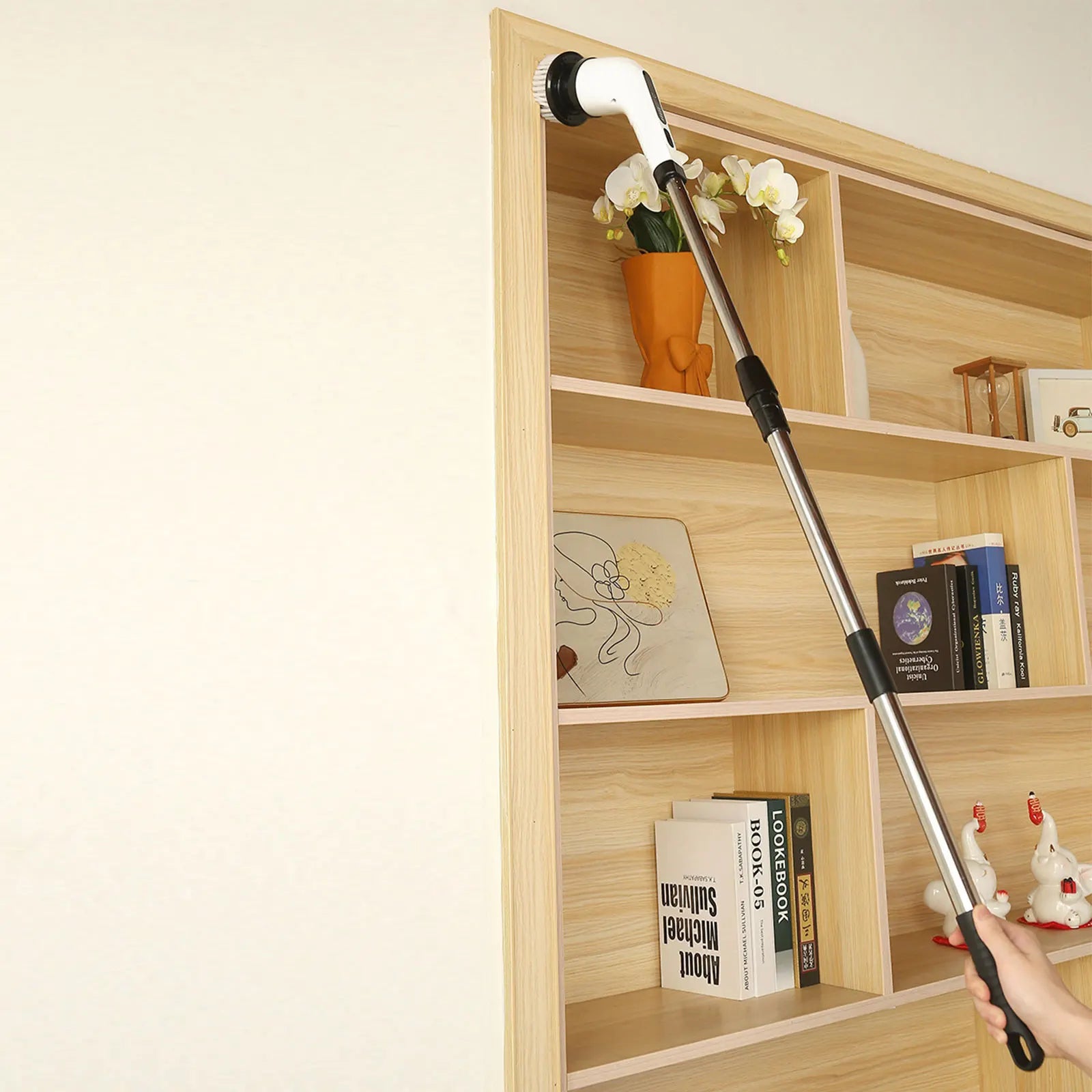 9 in 1 electric cleaning brush, multi-functional wireless rotating cleaning brush
