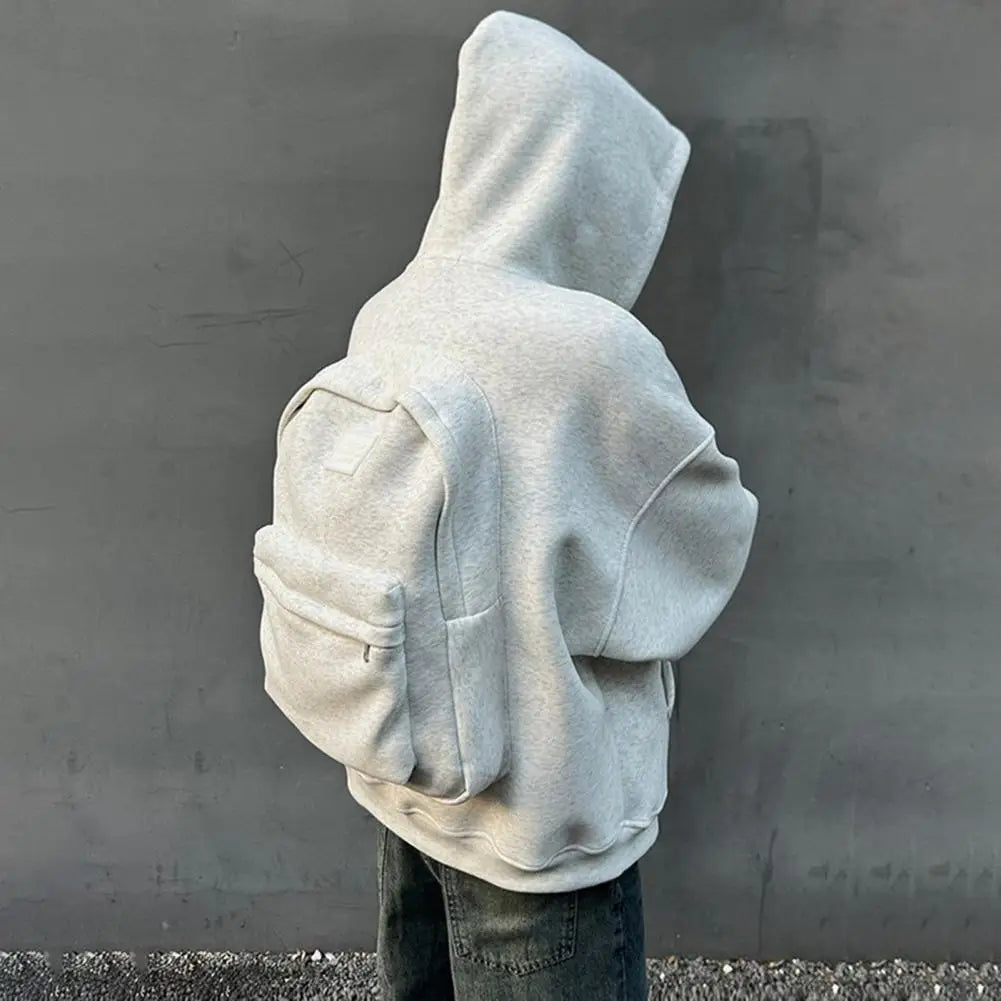 Women’s Loose Autumn & Winter Hoodie 2025 – American Style Trendy Backpack Casual Cotton Pullover
