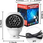 16-pattern Astronaut Christmas Pattern Light, 5V Snowflake Halloween Projection Light, Decorative Christmas Spotlight