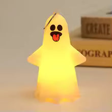 Halloween LED Candle Light – Hanging Ghost Party Decoration & Ornament