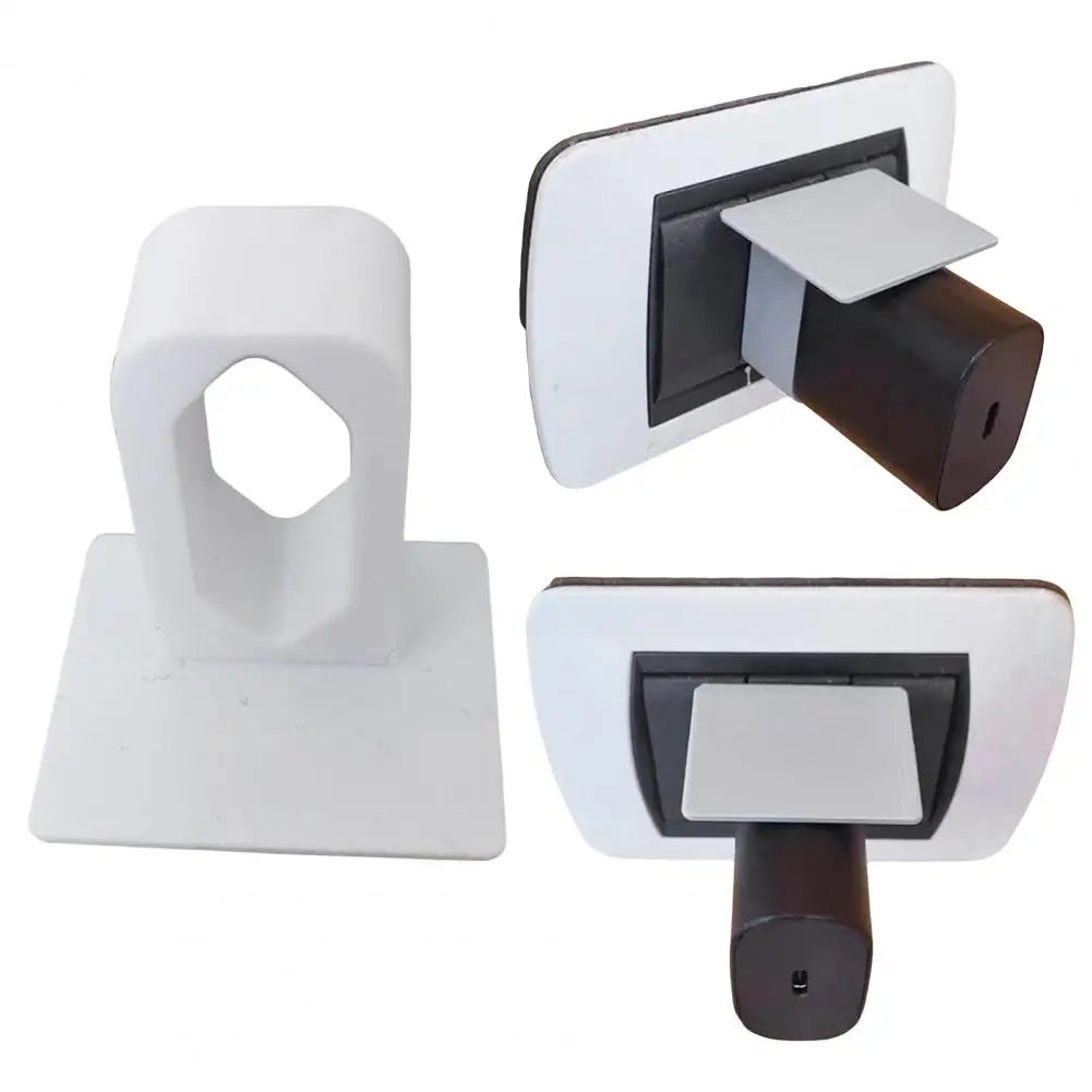 Modern Phone Charger Organizer No-drill Phone Charger Organizer Space-saving Wall Mounted Mobile Phone Charging Holder for Easy